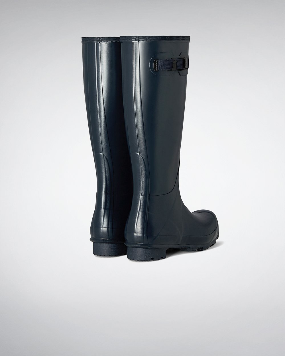 Hunter Hombre Norris Field - Botas de Lluvia Azul Marino - 684-VICXAK